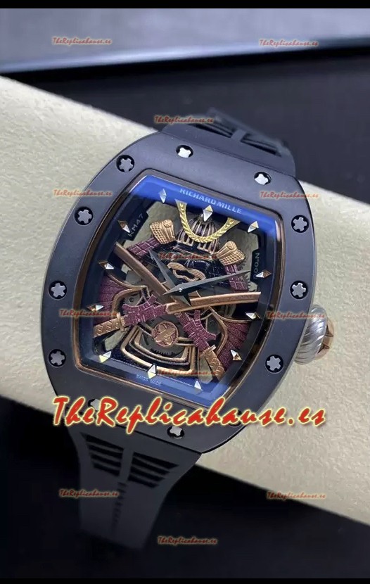 Richard Mille RM47 Reloj Caja de Cerámica Negra en Movimiento Suizo Automático