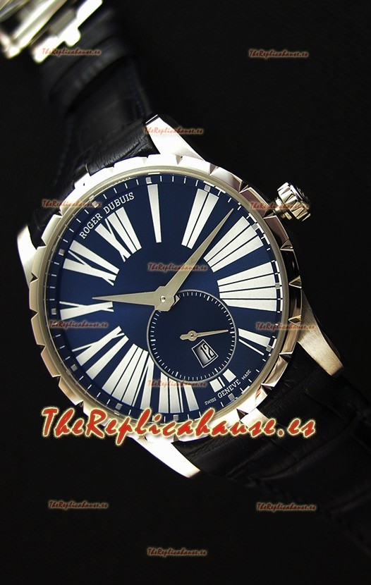 Roger Dubuis Excalibur RDDBEX0378 Reloj Réplica Suizo de Acero color Azul