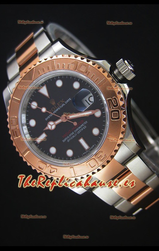 Rolex Yachtmaster REF#116623 Movimiento Cal.3135 Dos Tonos Último Reloj de Acero 904L