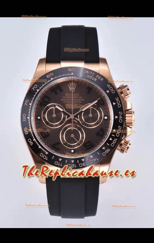 Rolex Cosmograph Daytona M116515 Oro Rosado Movimiento Original Cal.4130 - Reloj Acero 904L