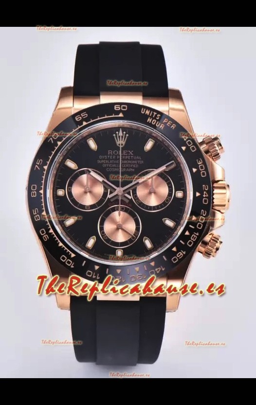 Rolex Cosmograph Daytona M116515 Oro Rosado Movimiento Original Cal.4130 - Reloj Acero 904L