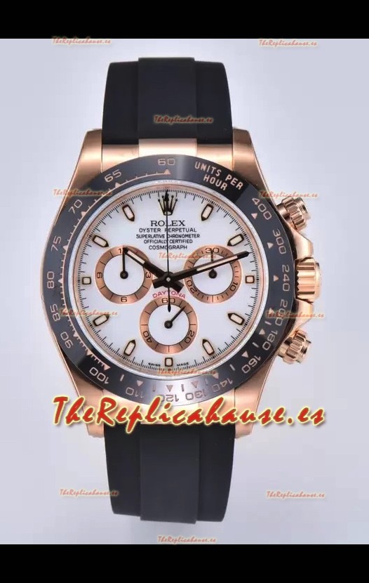 Rolex Cosmograph Daytona M116515 Oro Rosado Movimiento Original Cal.4130 - Reloj Acero 904L