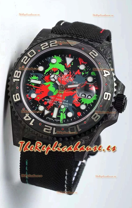 Rolex GMT Masters II DiW Reloj Réplica Suizo a Espejo 1:1
