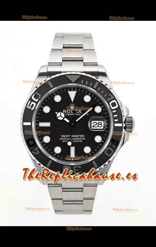 Rolex Yacht-Master 42 Reloj Caja Titanio Ligero (100 Gramos) Réplica en Espejo 1:1