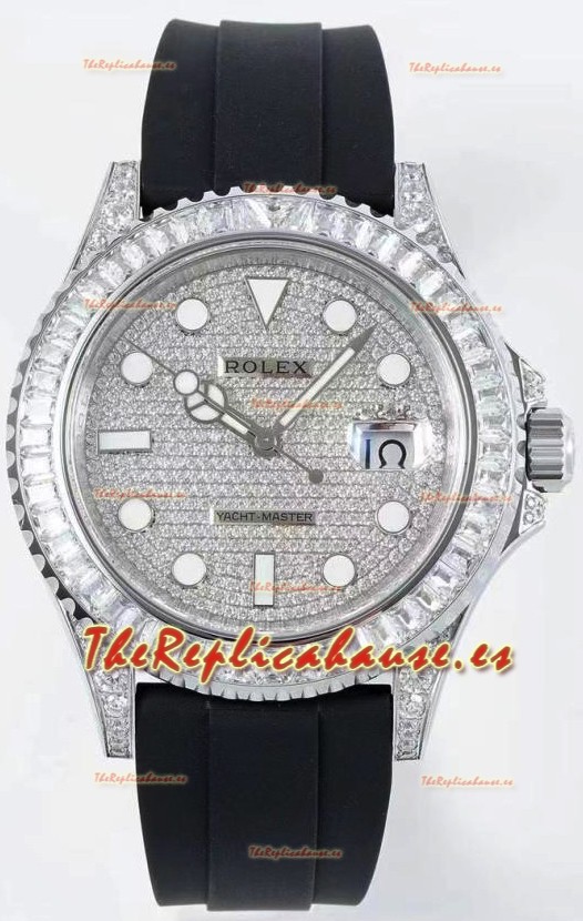 Rolex Yachtmaster 226679TBR Oro Blanco 42MM Cal.3135 Reloj Suizo 1:1 Ultimate Acero 904L