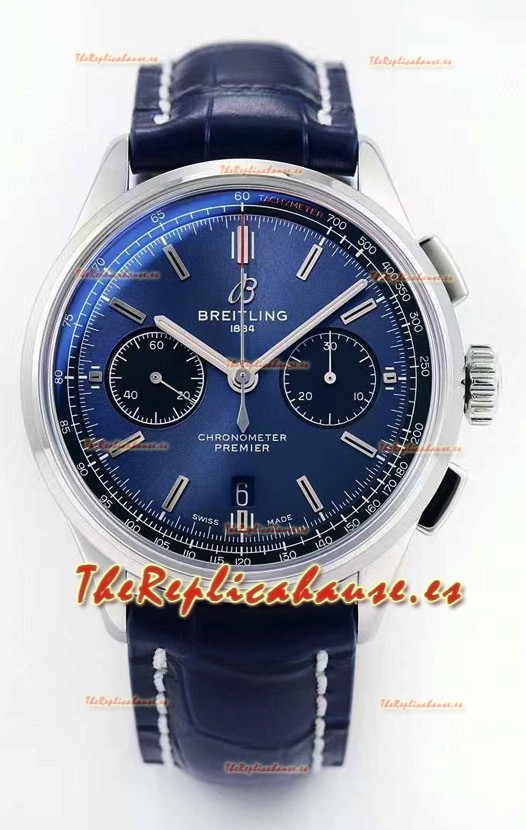 Breitling Chronomat B01 Edición Suiza 42 Reloj Calidad Espejo 1:1 Dial Azul