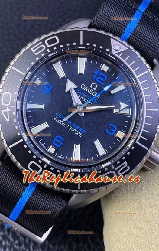 Omega Seamaster Planet Ocean 600M Ultra Deep Titanium 45.50mm Reloj Réplica a Espejo 1:1 