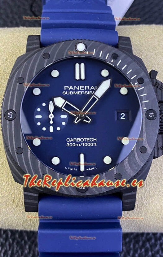 Panerai Luminor Submersible PAM01232 Caja Carbono Reloj Suizo Réplica a Espejo 1:1