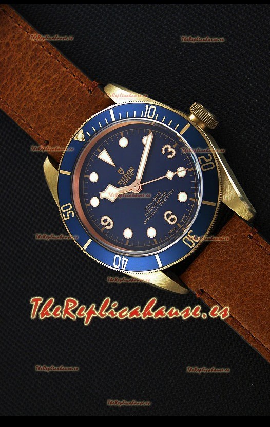 Tudor Heritage Bronze Black Bay Blue Bucherer Edición Limitada Reloj Réplica Suizo a Espejo 1:1