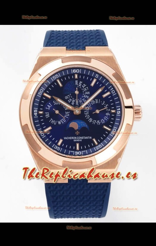 Vacheron Constantin Overseas Cronógrafo Dial Marrón Reloj Réplica Suizo - Correa Acero Inoxidable