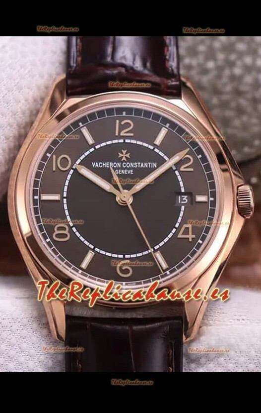 Vacheron Constantin FiftySix Oro Rosado en Reloj Réplica a Espejo 1:1