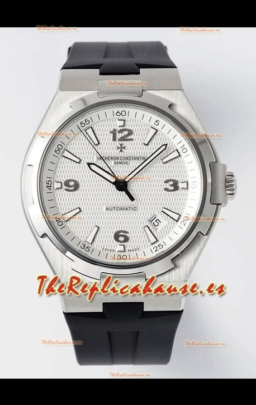 Vacheron Constantin Overseas Réplica Suiza a Espejo 1:1 Dial Blanco - Correa de Goma