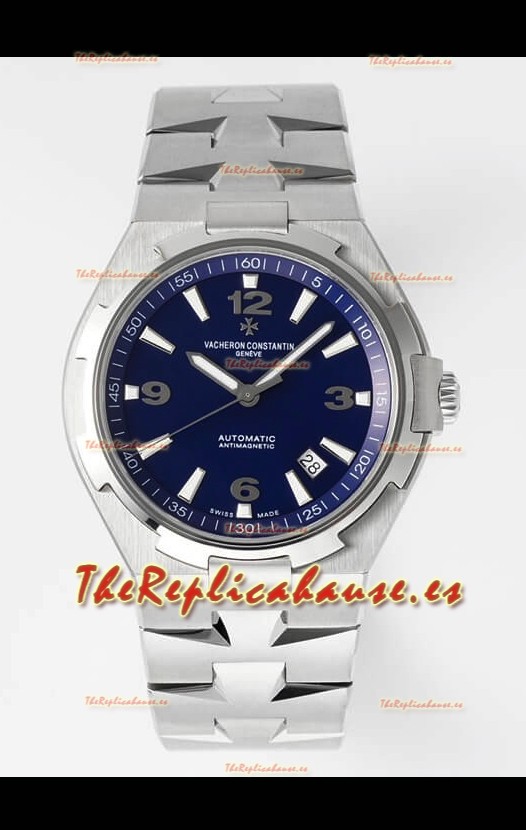 Vacheron Constantin Overseas Réplica Suiza a Espejo 1:1 Dial Azul - Correa de Acero