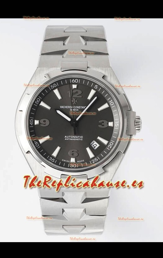 Vacheron Constantin Overseas Réplica Suiza a Espejo 1:1 Dial Gris - Correa Acero