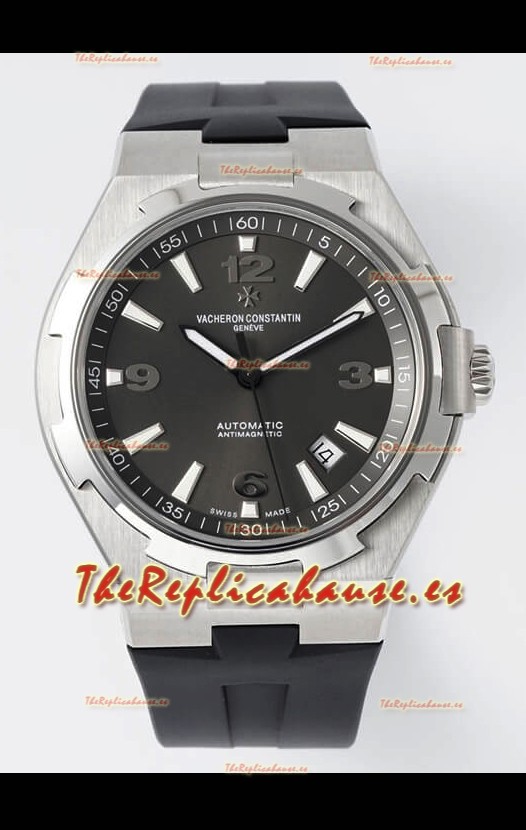 Vacheron Constantin Overseas Réplica Suiza a Espejo 1:1 Dial Gris - Correa Goma