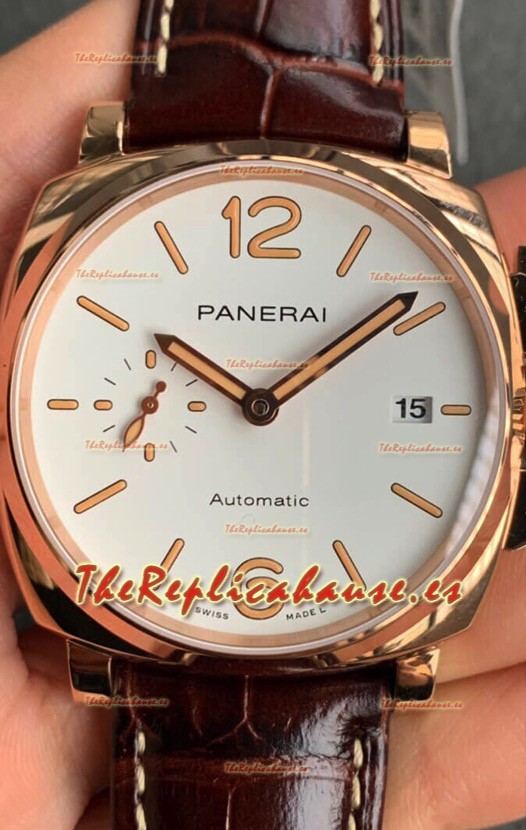 Panerai Luminor Edición DUE PAM1042 Reloj Réplica Suizo a espejo 1:1 Caja en Oro Rosado 42MM