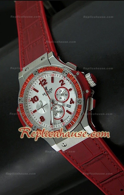 Hublot Big Bang Reloj Suizo de Cuarzo - 38MM en Rojo
