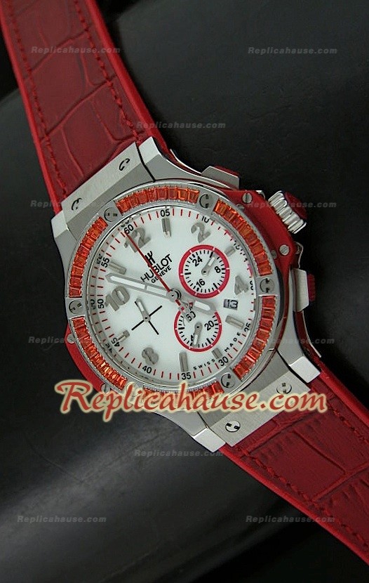 Hublot Big Bang Reloj Suizo de Cuarzo - 38MM en Rojo