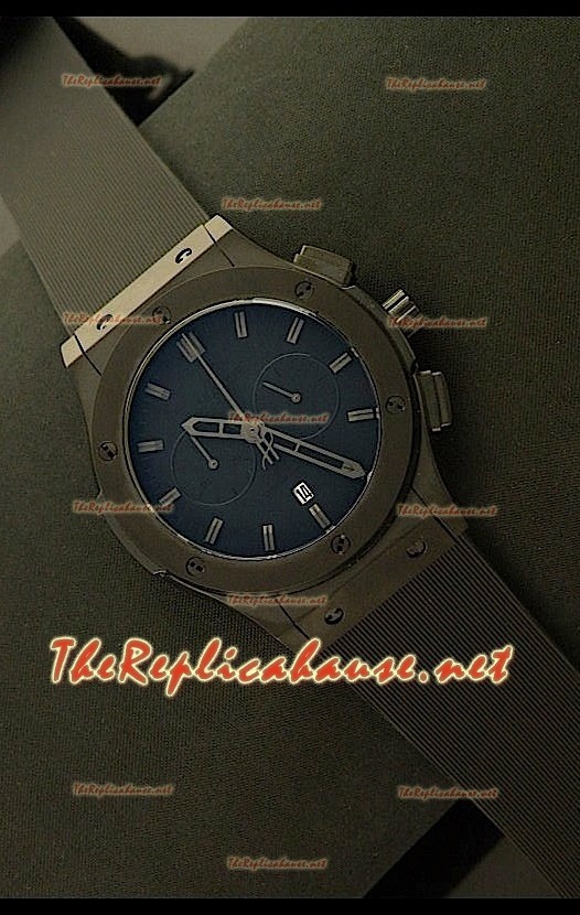 Hublot Vendome Cronógrafo PVD Reloj Japonés - Marcas Negras