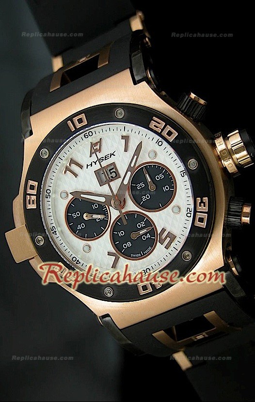 Hysek Abyss Explorer Reloj Suizo Oro Rosa