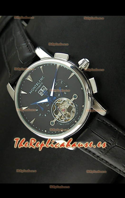 Mont Blanc Flying Turbillón Réplica Japonesa con Bisel de Oro