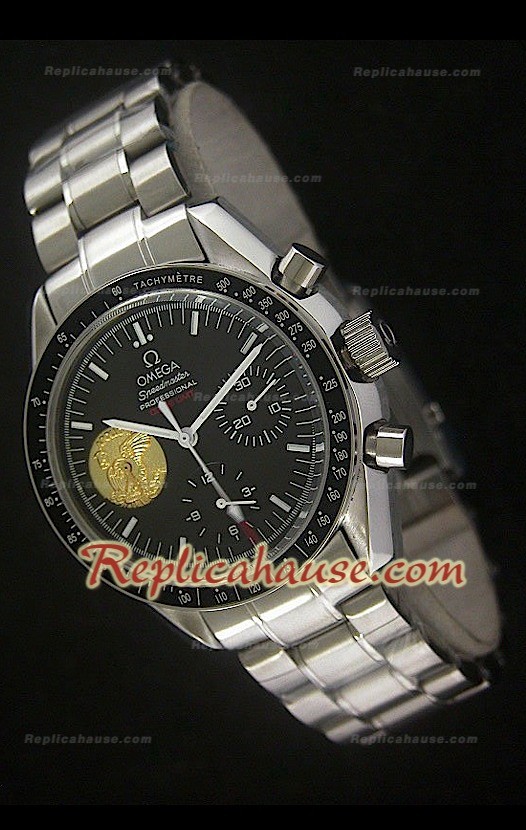 Reloj de Acero Omega Speedmaster Edición Apollo 11 