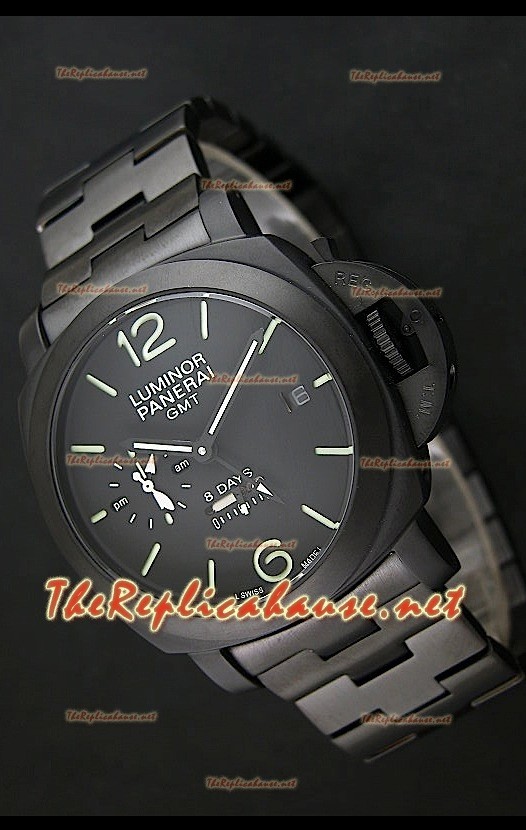 Reloj japonés Réplica Panerai Luminar GMT de 8 días 