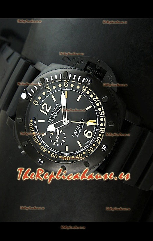 Panerai Luminar submersible PAM193 Réplica Japonesa – Carcasa de PVD 