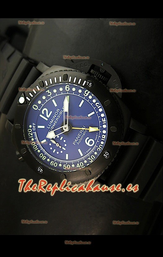 Panerai Luminar submersible PAM193 Réplica Japonesa – Esfera azul