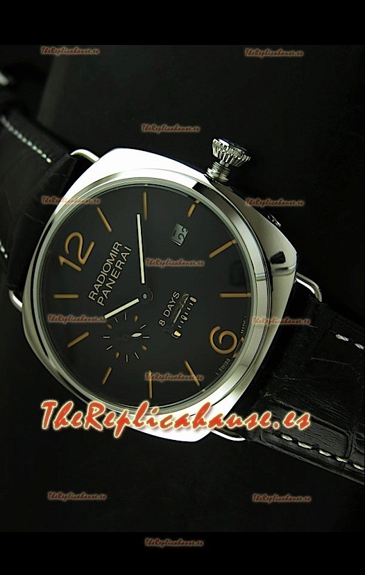 Panerai Radiomir 8 Días Replica Japonesa con Esfera Negra