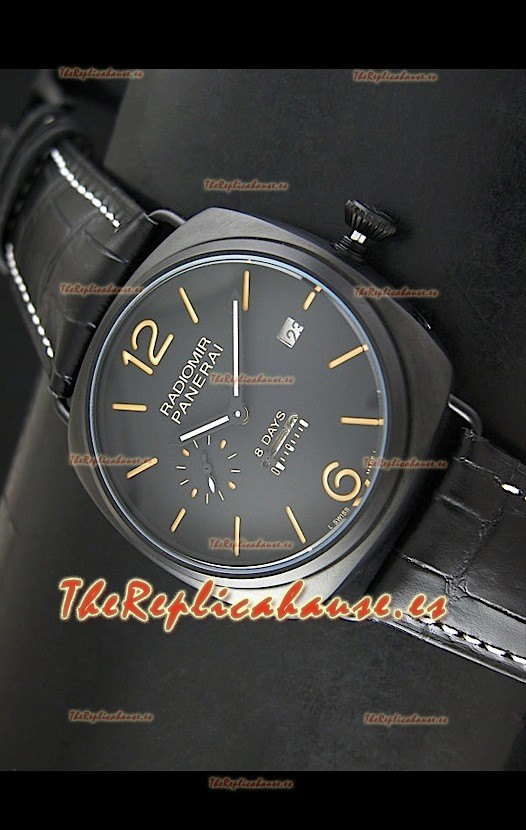 Panerai Radiomir 8 Días Replica Japonesa con Carcasa de PVD