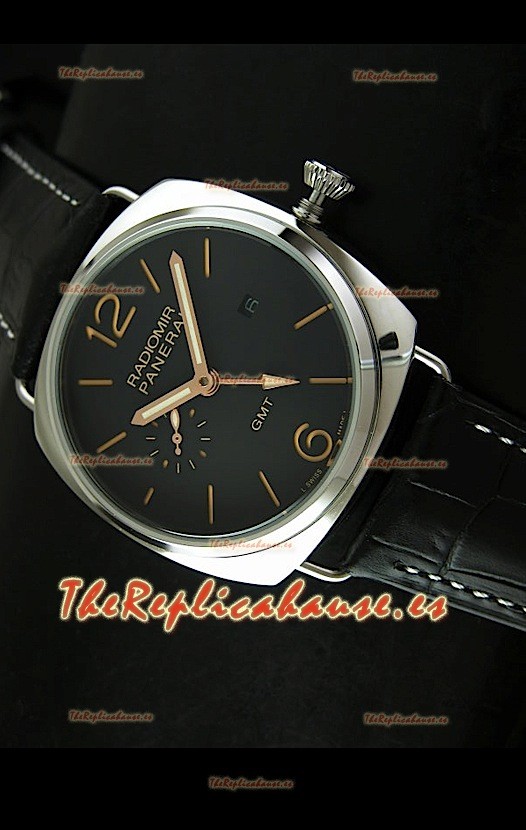 Panerai Radiomir GMT Replica Japonesa con Esfera Negra
