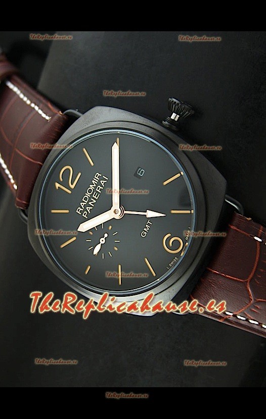 Panerai Radiomir GMT Replica Japonesa con Carcasa de PVD