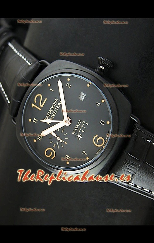Panerai Radiomir PAM497 10 Días Replica Japonesa con Carcasa de PVD