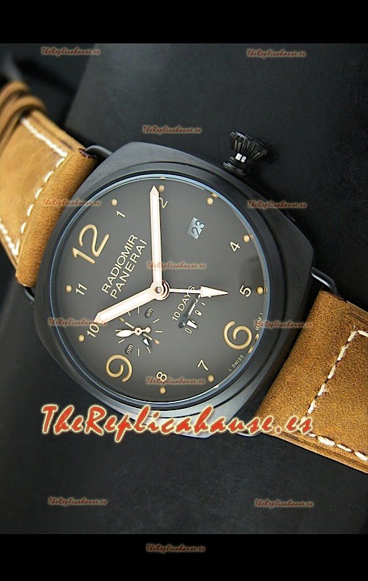 Panerai Radiomir PAM497 10 Días Replica Japonesa con Carcasa de Acero Inoxidable