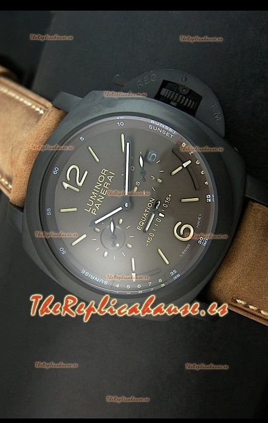 Panerai Luminor Marina PAM 056C Carcasa de Titanio para zurdos – 1:1 Réplica Espejo