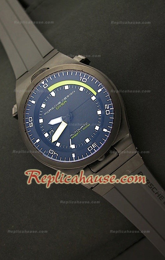 Porsche Design Reloj Suizo de Titanio con Indicadores en Amarillo