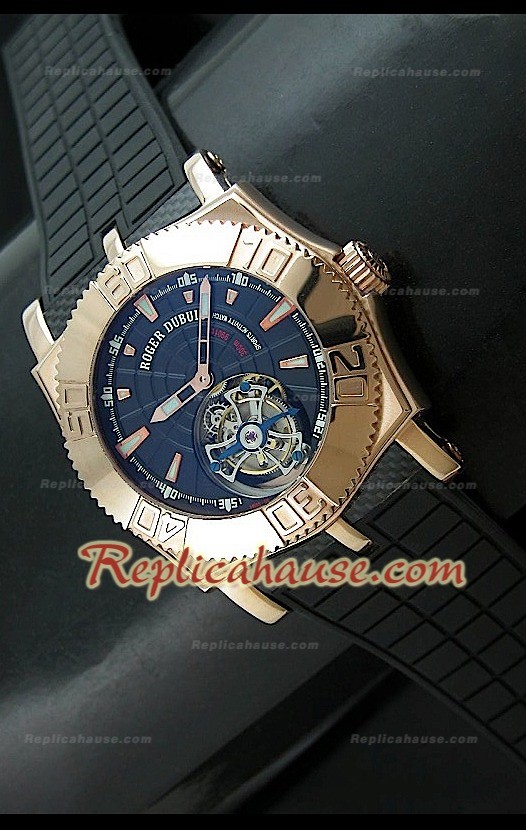 Roger Dubuis Tourbidiver Tourbilon Reproducción Reloj Suizo 