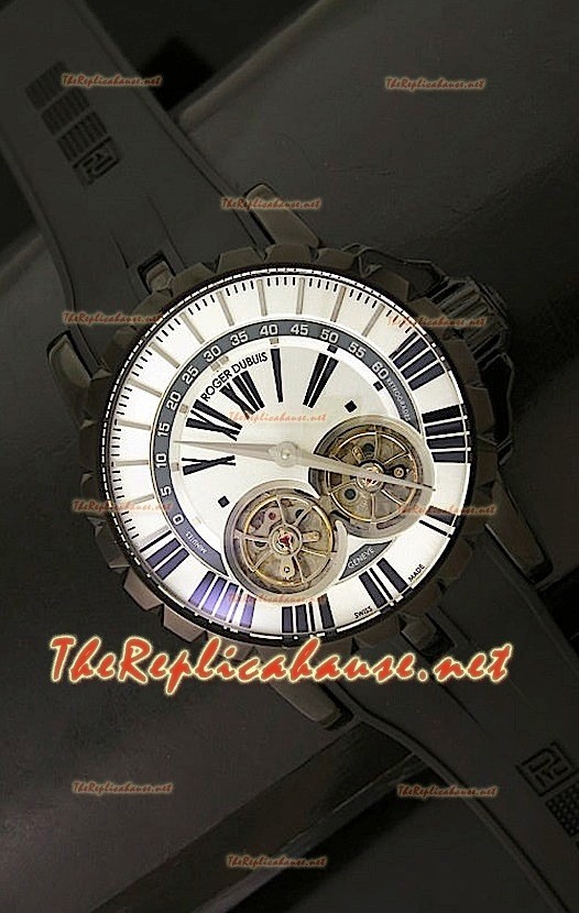 Roger Dubuis Excalibur Chronoexcel Dual Tourbilon en Carcasa de PVD