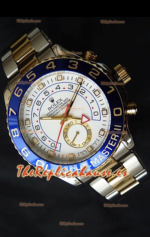 Rolex Réplica Yatchmaster II Suizo Dos Tonos de Oro Amarillo – 1:1 Réplica Espejo