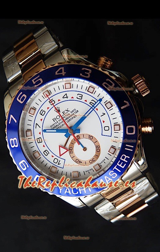 Rolex Réplica Yatchmaster II Suizo Dos Tonos de Oro Amarillo – 1:1 Réplica Espejo