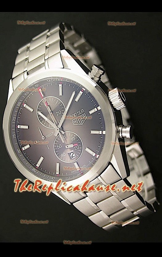 Tag Heuer SLR 300 Reloj Cronógrafo con Esfera Marrón