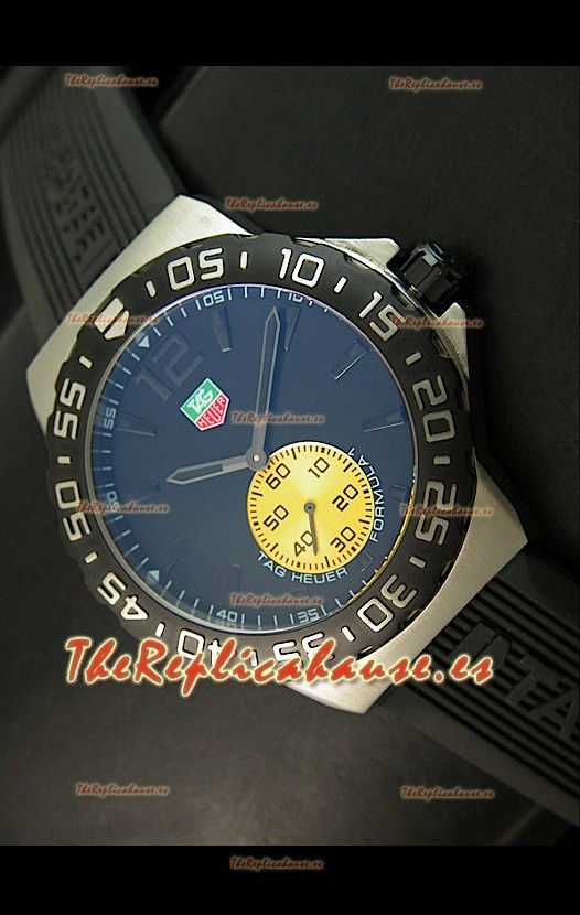 Tag Heuer Formula 1 Réplica Japonesa en Movimiento de Cuarzo – Esfera Toda Negra