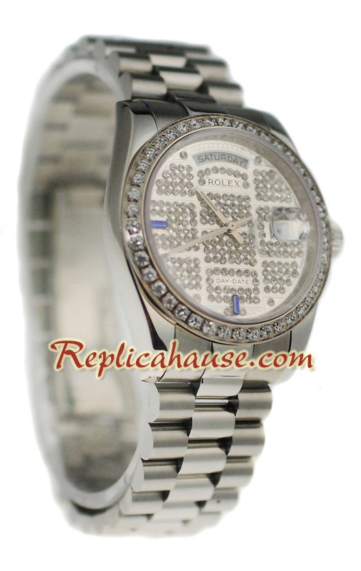 Rolex Réplica Day Date Silver