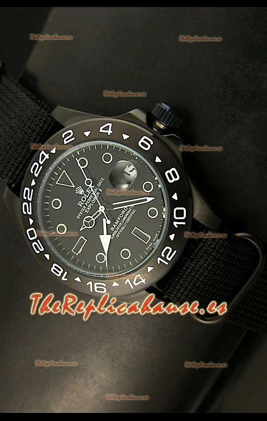 Reloj Rolex Explorer II Bamford, Réplica, Edición Stealth Ghost