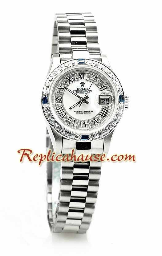 Rolex Réplica Datejust Reloj para Dama