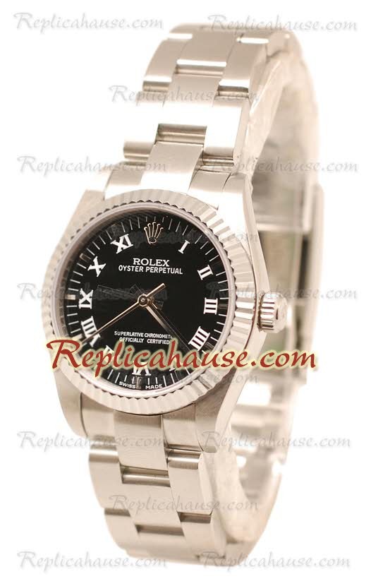 Rolex Oyster Perpetual Reloj Suizo de imitación - 33MM