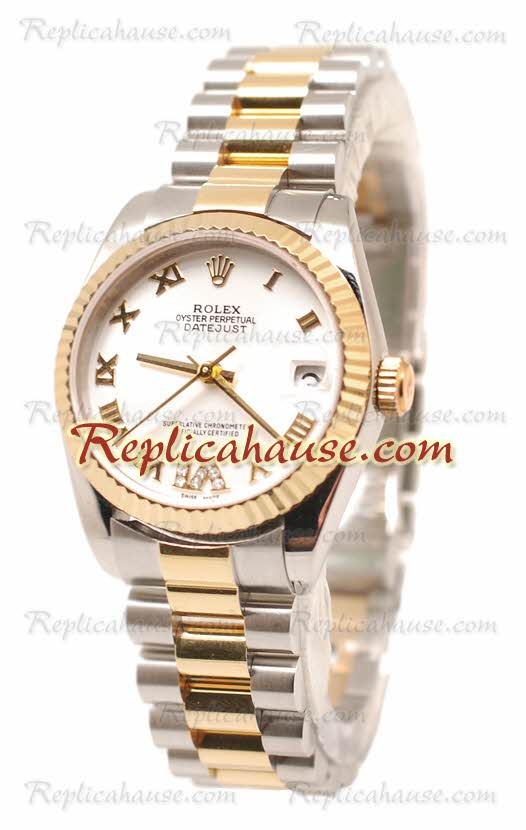 Rolex Datejust Oyster Perpetual Reloj Suizo de imitación - 36MM