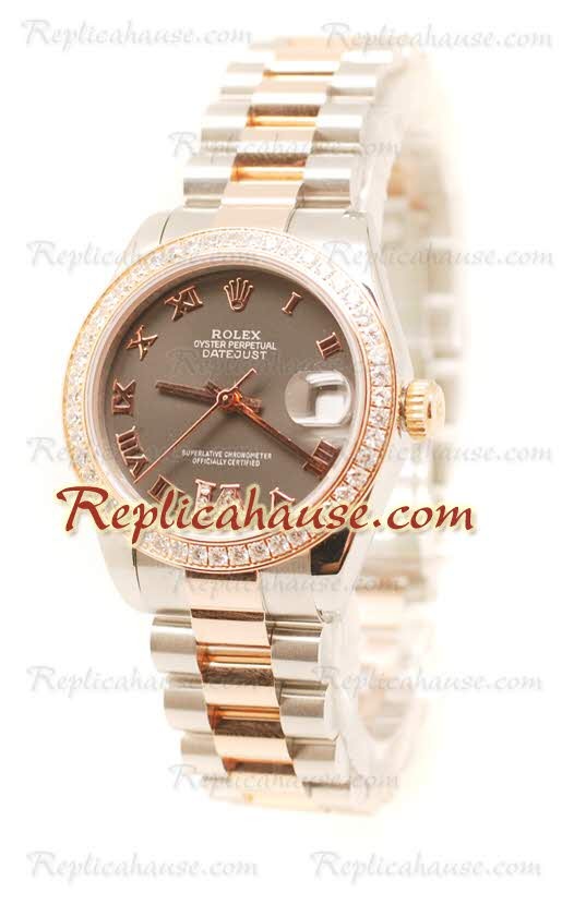 Rolex Datejust Oyster Perpetual Reloj Suizo de imitación - 36MM