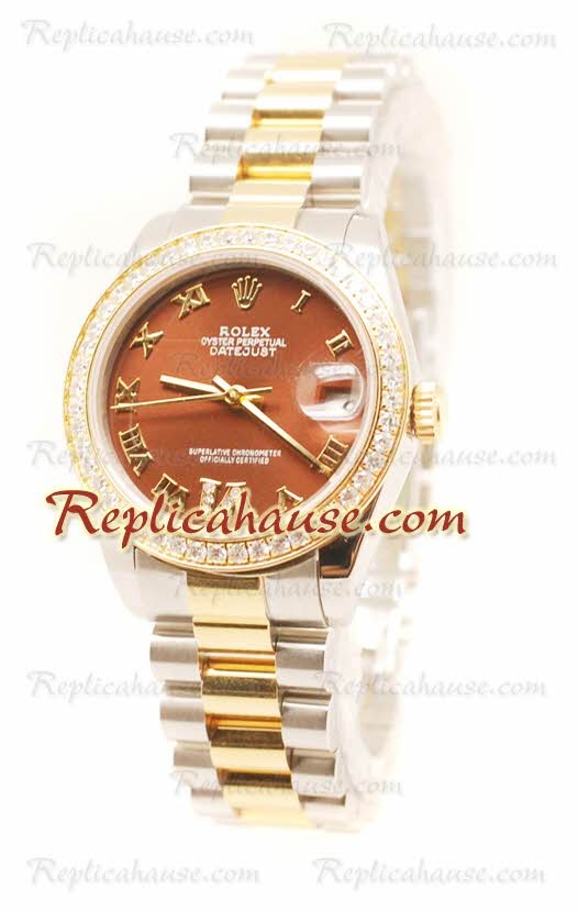 Rolex Datejust Oyster Perpetual Reloj Suizo de imitación - 36MM